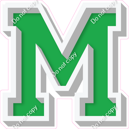 VA 18" Individuals - Flat Green M
