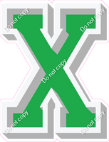 VA 18" Individuals - Flat Green X