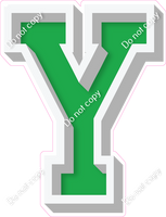 VA 18" Individuals - Flat Green Y