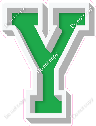 VA 18" Individuals - Flat Green Y