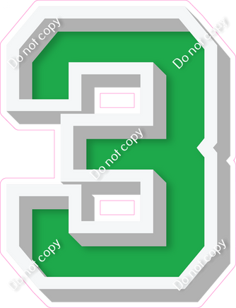 VA 18" Individuals - Flat Green 3