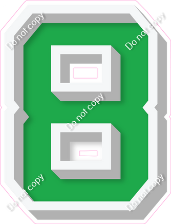 VA 18" Individuals - Flat Green 8