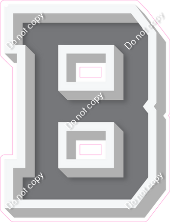 VA 18" Individuals - Flat Grey B