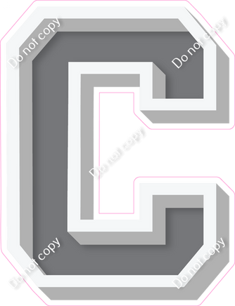 VA 18" Individuals - Flat Grey C