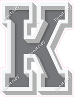 VA 18" Individuals - Flat Grey K