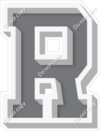 VA 18" Individuals - Flat Grey R