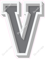VA 18" Individuals - Flat Grey V