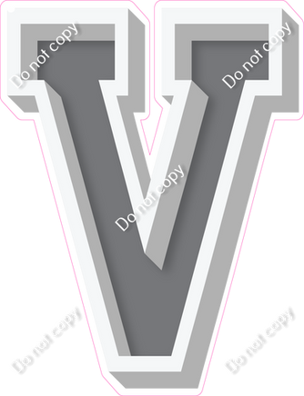 VA 18" Individuals - Flat Grey V