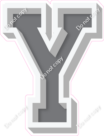 VA 18" Individuals - Flat Grey Y