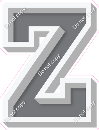 VA 18" Individuals - Flat Grey Z