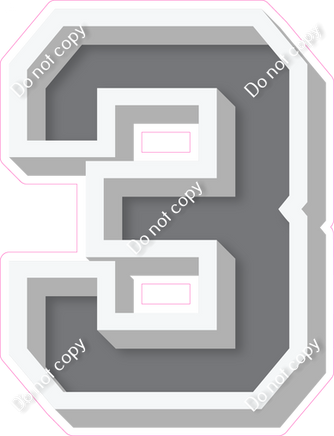 VA 18" Individuals - Flat Grey 3