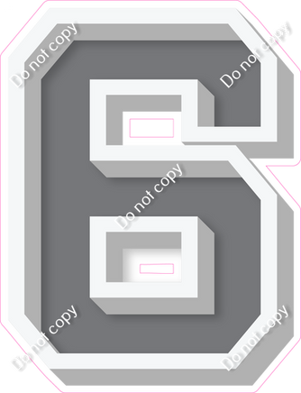 VA 18" Individuals - Flat Grey 6