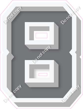 VA 18" Individuals - Flat Grey 8