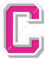 VA 18" Individuals - Flat Hot Pink C