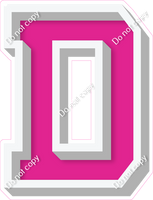 VA 18" Individuals - Flat Hot Pink D