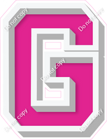 VA 18" Individuals - Flat Hot Pink G