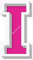VA 18" Individuals - Flat Hot Pink I
