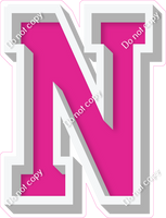 VA 18" Individuals - Flat Hot Pink N
