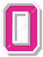 VA 18" Individuals - Flat Hot Pink O