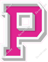 VA 18" Individuals - Flat Hot Pink P