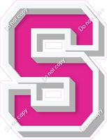 VA 18" Individuals - Flat Hot Pink S