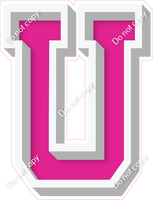 VA 18" Individuals - Flat Hot Pink U