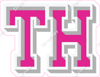 VA 18" Individuals - Flat Hot Pink TH