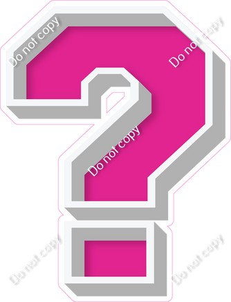 VA 18" Individuals - Flat Hot Pink ?
