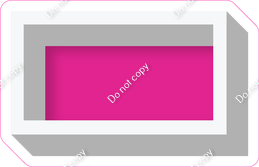 VA 18" Individuals - Flat Hot Pink Dash