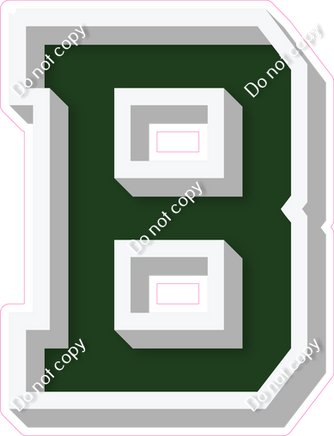 VA 18" Individuals - Flat Hunter Green B