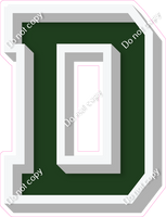 VA 18" Individuals - Flat Hunter Green D