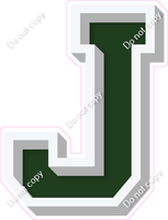 VA 18" Individuals - Flat Hunter Green J