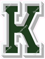 VA 18" Individuals - Flat Hunter Green K