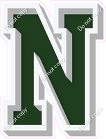 VA 18" Individuals - Flat Hunter Green N