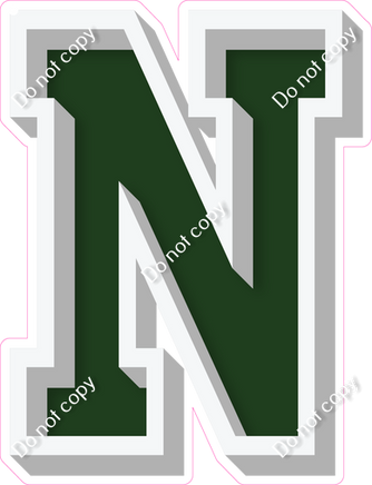VA 18" Individuals - Flat Hunter Green N
