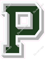 VA 18" Individuals - Flat Hunter Green P