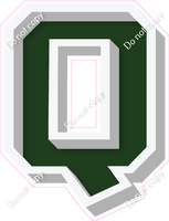 VA 18" Individuals - Flat Hunter Green Q