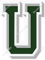VA 18" Individuals - Flat Hunter Green U