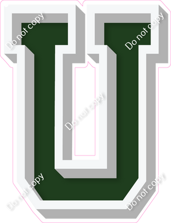 VA 18" Individuals - Flat Hunter Green U