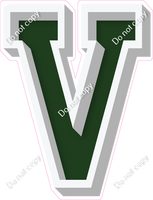 VA 18" Individuals - Flat Hunter Green V
