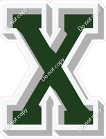 VA 18" Individuals - Flat Hunter Green X