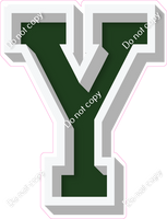 VA 18" Individuals - Flat Hunter Green Y
