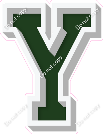 VA 18" Individuals - Flat Hunter Green Y
