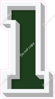 VA 18" Individuals - Flat Hunter Green 1