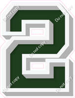 VA 18" Individuals - Flat Hunter Green 2