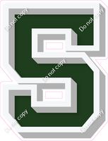 VA 18" Individuals - Flat Hunter Green 5