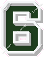VA 18" Individuals - Flat Hunter Green 6