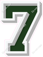 VA 18" Individuals - Flat Hunter Green 7