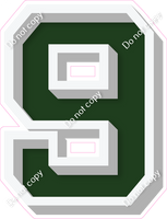 VA 18" Individuals - Flat Hunter Green 9