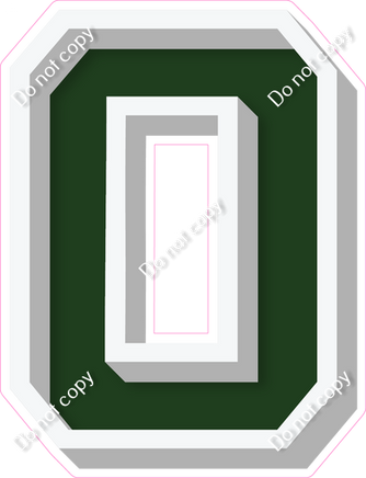 VA 18" Individuals - Flat Hunter Green
